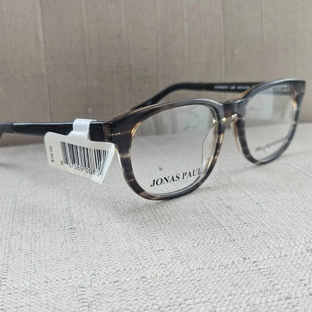 Jonas Paul Young Kid Eyeglasses Frame Striped Maple Ryan/Ruth Glass Eyewear $76